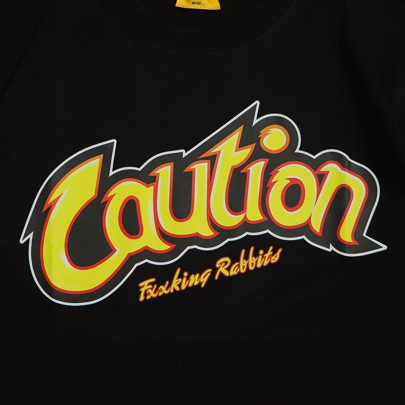 Футболка FR2 Text Caution "Black" фото № 3