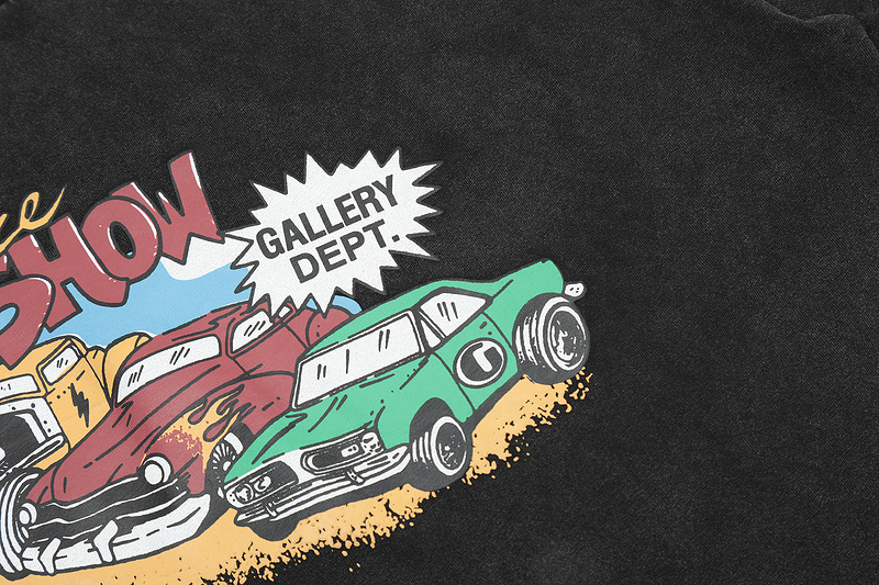 Футболка Gallery Dept Car Show "Black/Gray" фото № 4