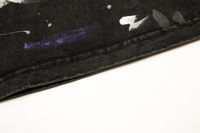 Футболка Gallery Dept Stained With Paint "Black" фото № 4