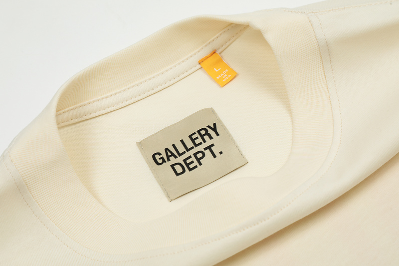 Футболка Gallery Dept With Logo On Both Sides "Cream" фото № 8