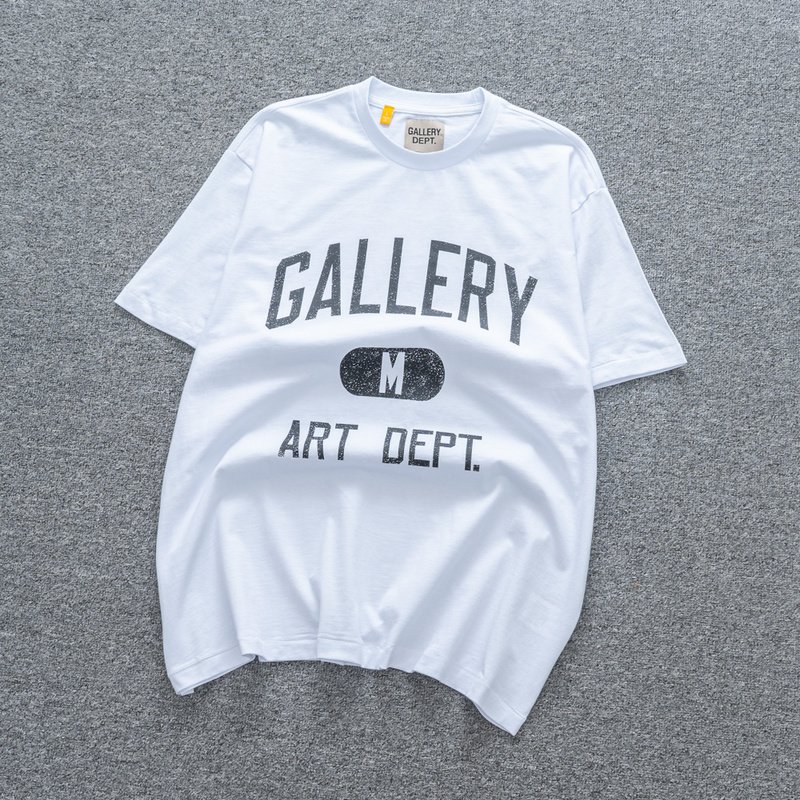 Футболка Gallery Dept With Size Print "White" фото № 2