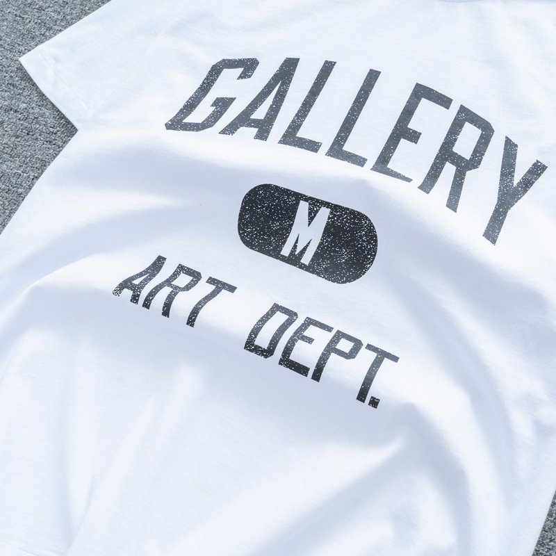 Футболка Gallery Dept With Size Print "White" фото № 9