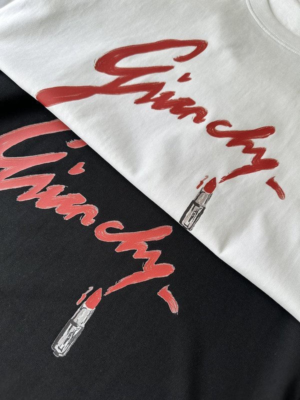 Футболка Givenchy Fatal Kiss "Black" фото № 2