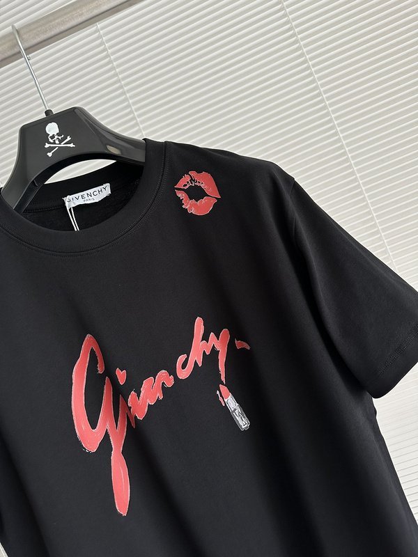 Футболка Givenchy Fatal Kiss "Black" фото № 4