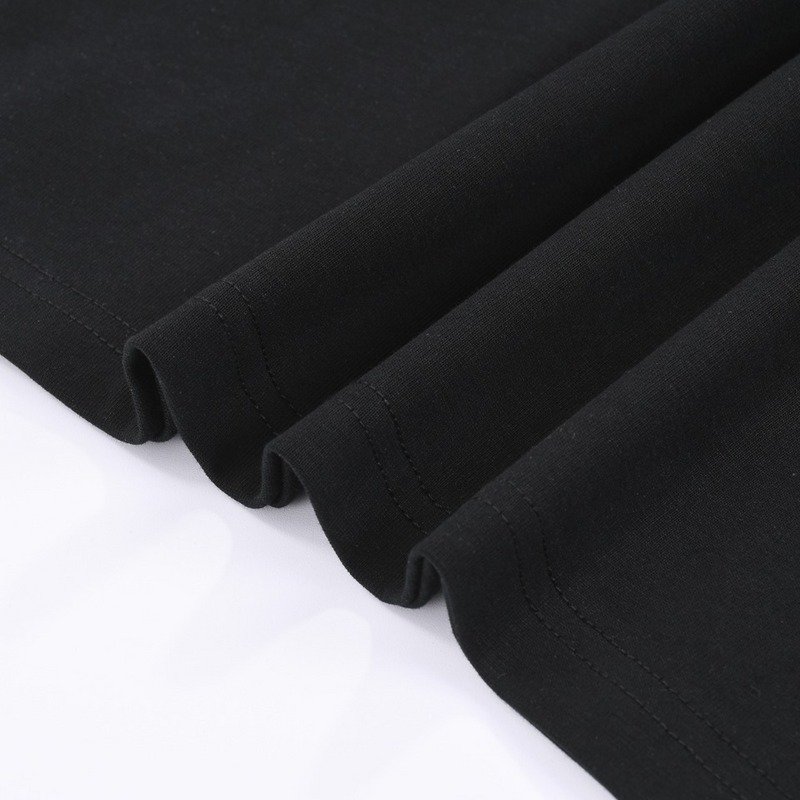 Футболка Givenchy With Bright Brand Logo - Cotton "Black" фото № 9