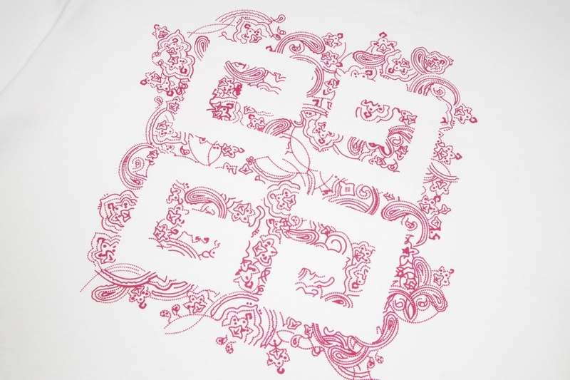 Футболка Givenchy Inscription In The Center "White" фото № 2