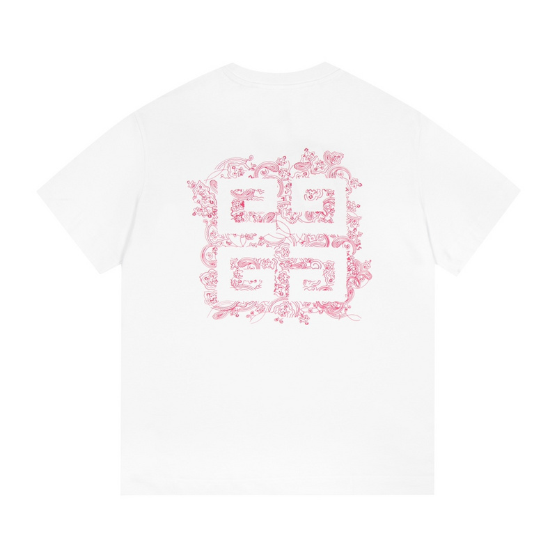 Футболка Givenchy Inscription In The Center "White" фото № 3