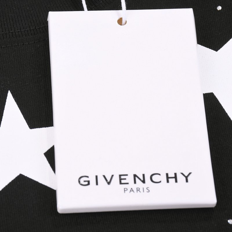 Футболка Givenchy Stars And Rhinestones Print "Black" фото № 8
