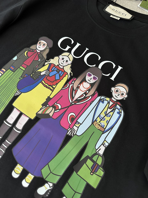 Футболка Gucci Fashionistas "Black" фото № 4