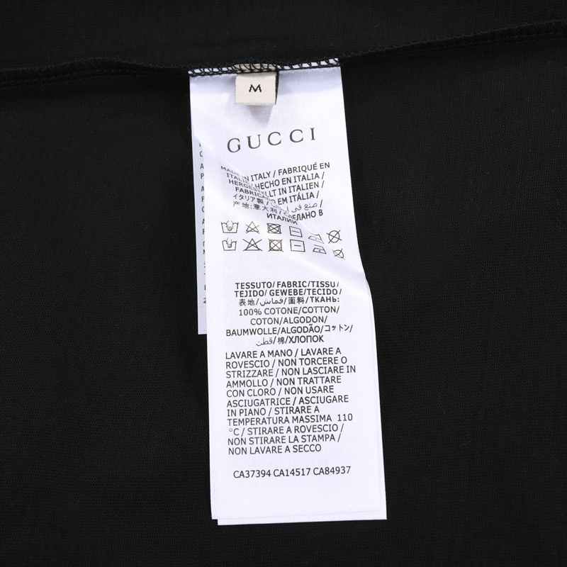 Футболка Gucci X Adidas With Bright Emblem "Black" фото № 8