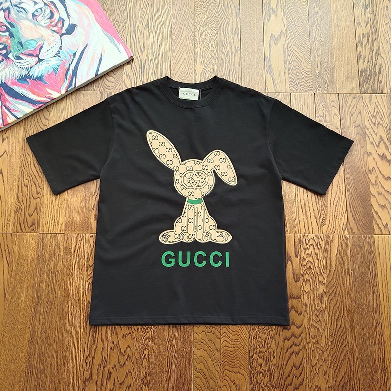 Футболка Gucci With Print "Black" фото № 2