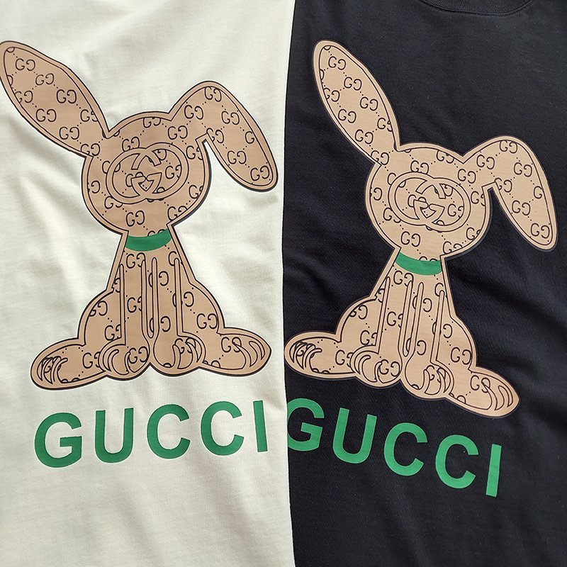 Футболка Gucci With Print "Black" фото № 3