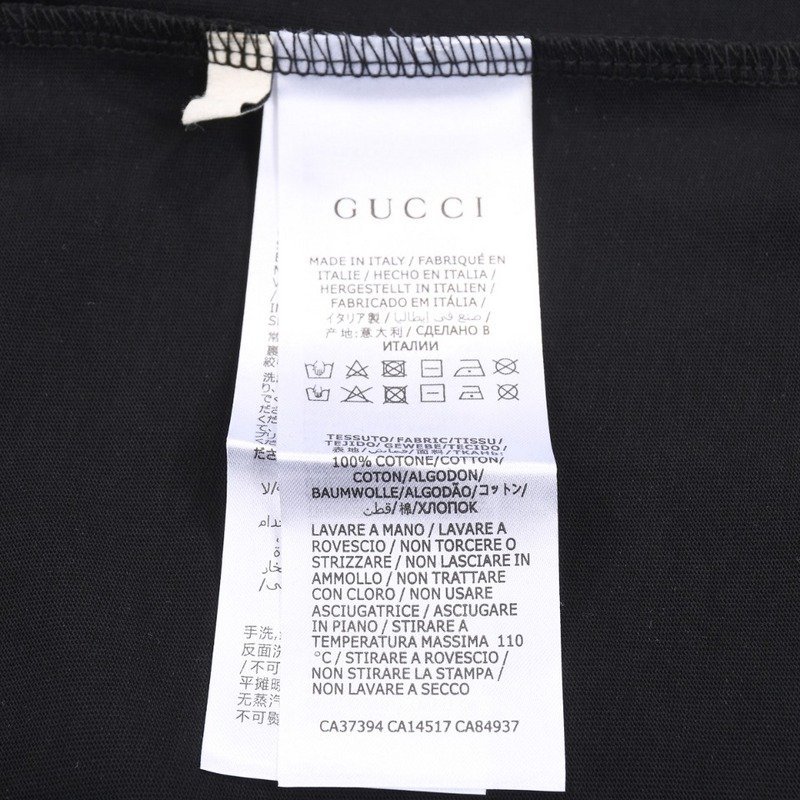 Футболка Gucci Lovebirds Hares Print "Black" фото № 2