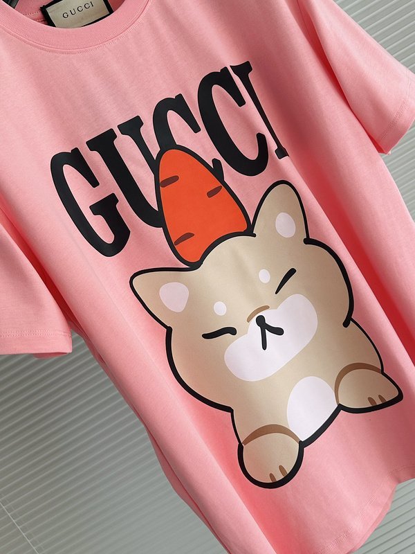 Футболка Gucci Cute "Pink" фото № 2