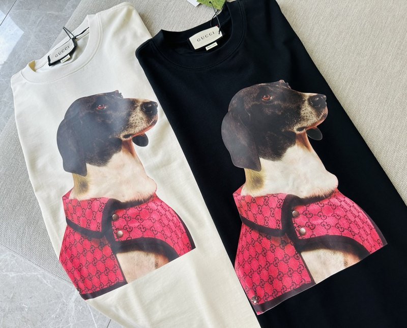 Футболка Gucci Dog "Black" фото № 4