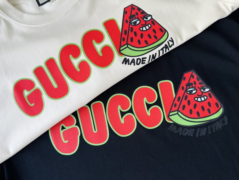 Футболка Gucci Piece Of Watermelon "Black" фото № 3