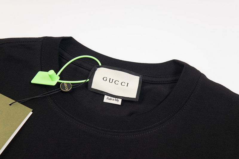 Футболка Gucci Two Palms Print "Black" фото № 4