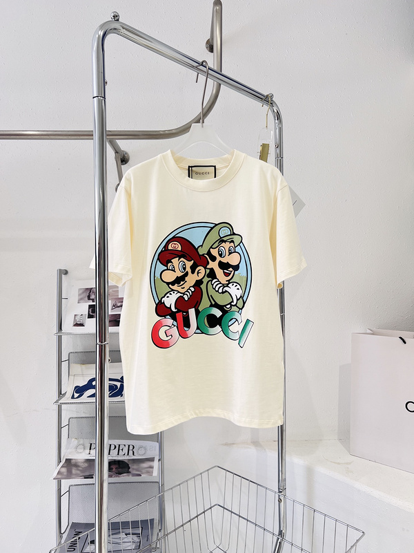 Футболка Gucci Mario "White" фото № 3