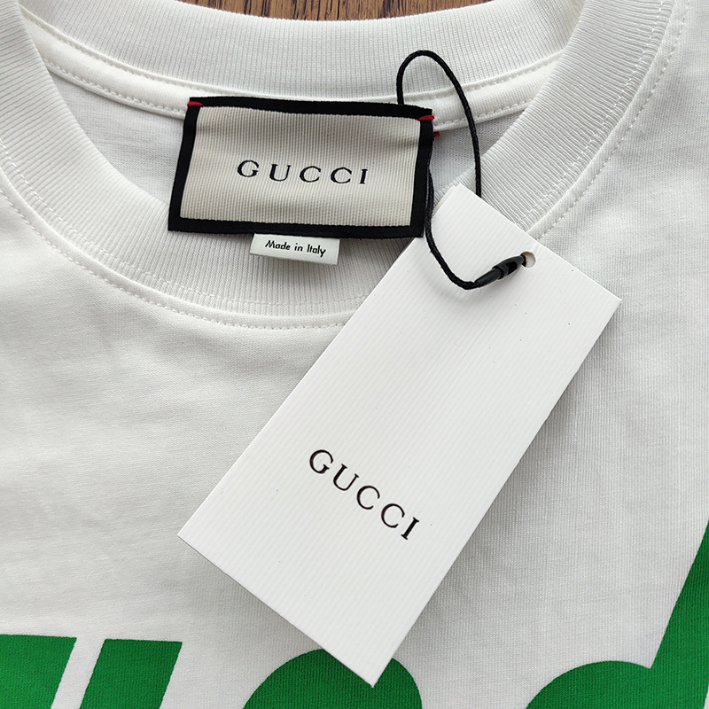 Футболка Gucci Interesting Print "White" фото № 8