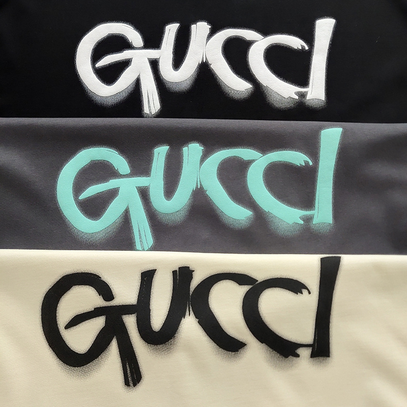 Футболка Gucci With Logo Print "White" фото № 6