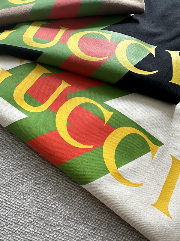 Футболка Gucci New Collection With Logo "White" фото № 2