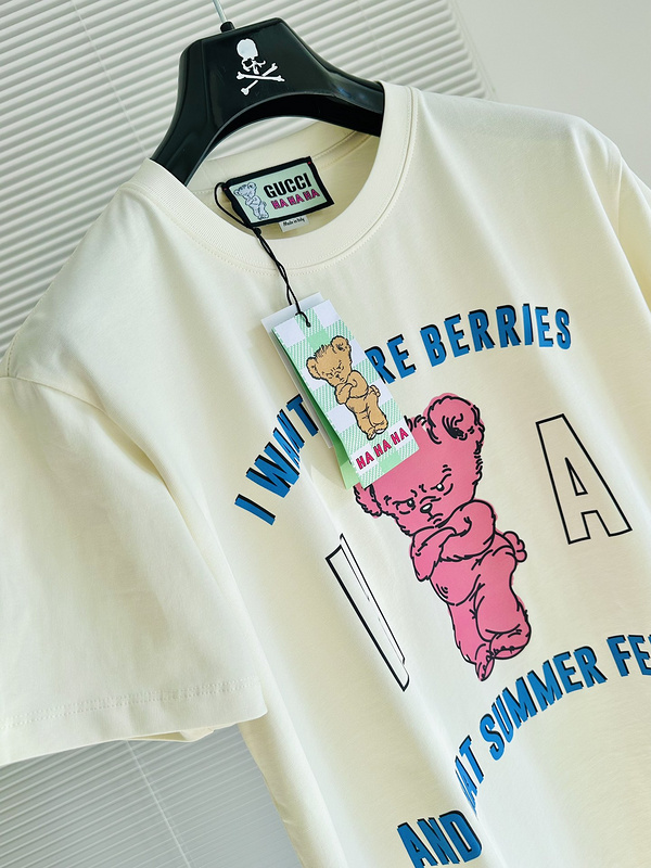 Футболка Gucci I Want More Berries "White" фото № 2