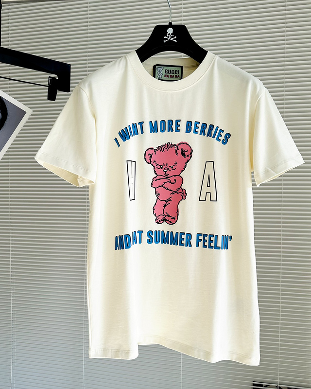 Футболка Gucci I Want More Berries "White" фото № 3