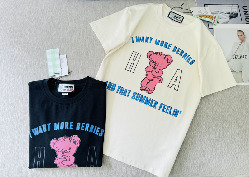 Футболка Gucci I Want More Berries "White" фото № 5