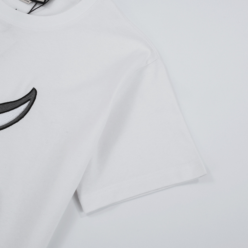 Футболка Gucci Embroidered Hare Print "White" фото № 7