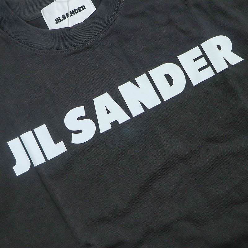 Футболка Jil Sander Wide Front Logo "Black" фото № 3