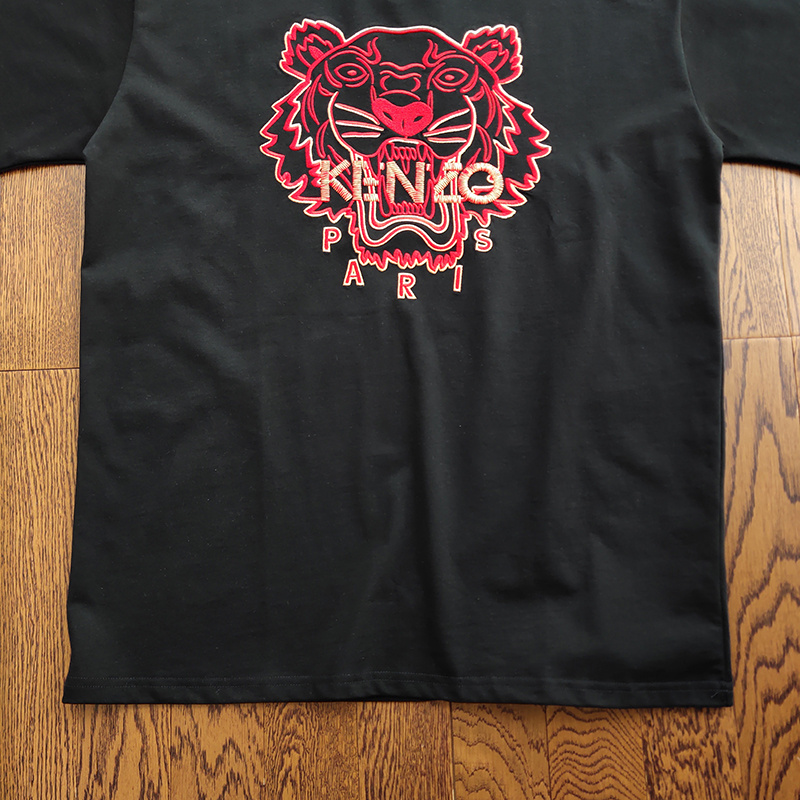 Футболка Kenzo Red Tiger Print "Black" фото № 4