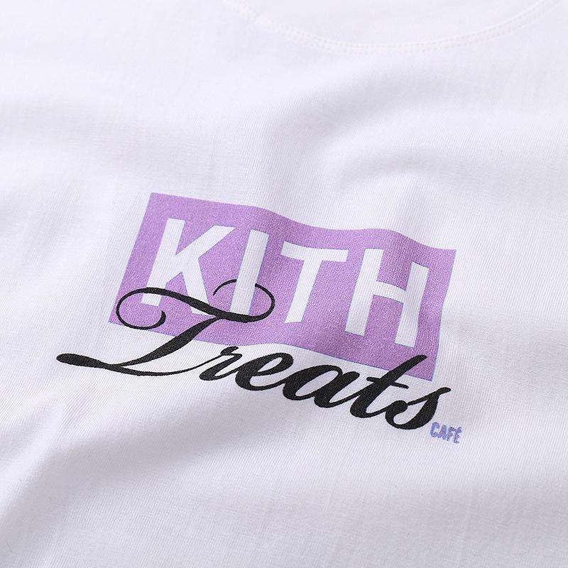 Футболка Kith Logo Treats Violet "White" фото № 7