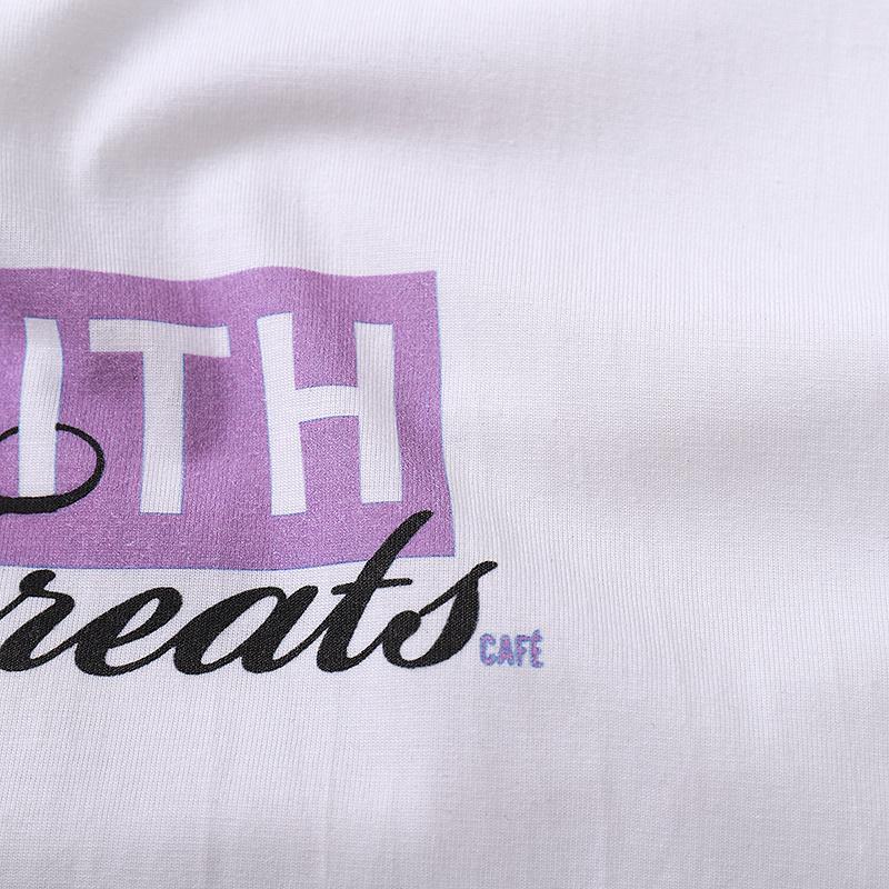 Футболка Kith Logo Treats Violet "White" фото № 5