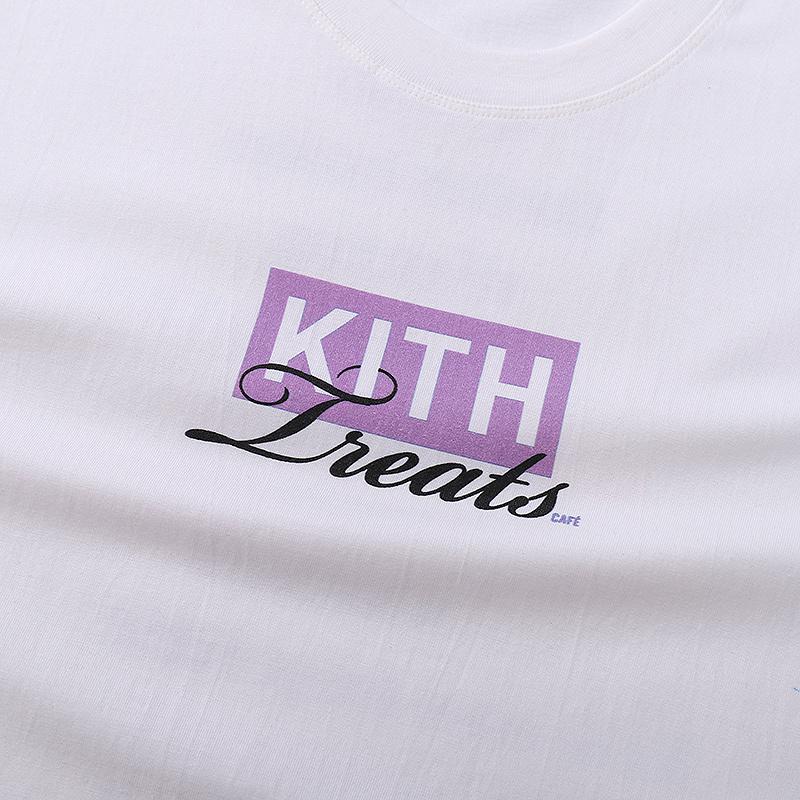 Футболка Kith Logo Treats Violet "White" фото № 4