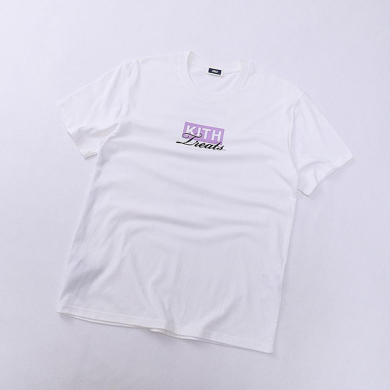Футболка Kith Logo Treats Violet "White" фото № 2