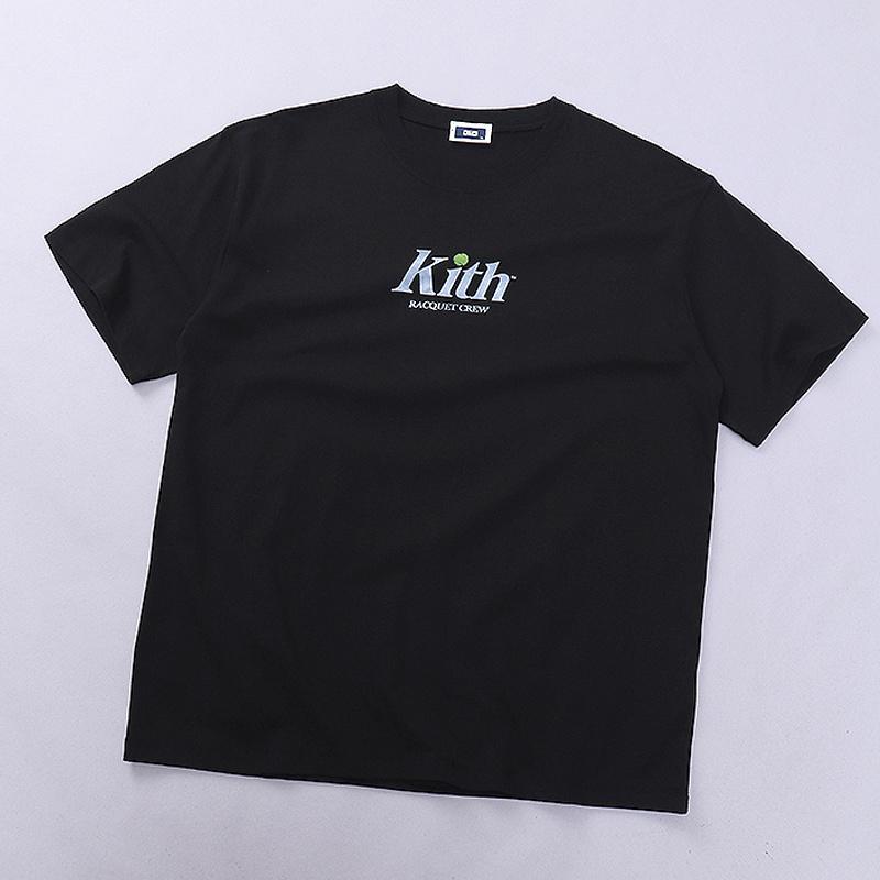 Футболка Kith Racquet Crew "Black" фото № 2