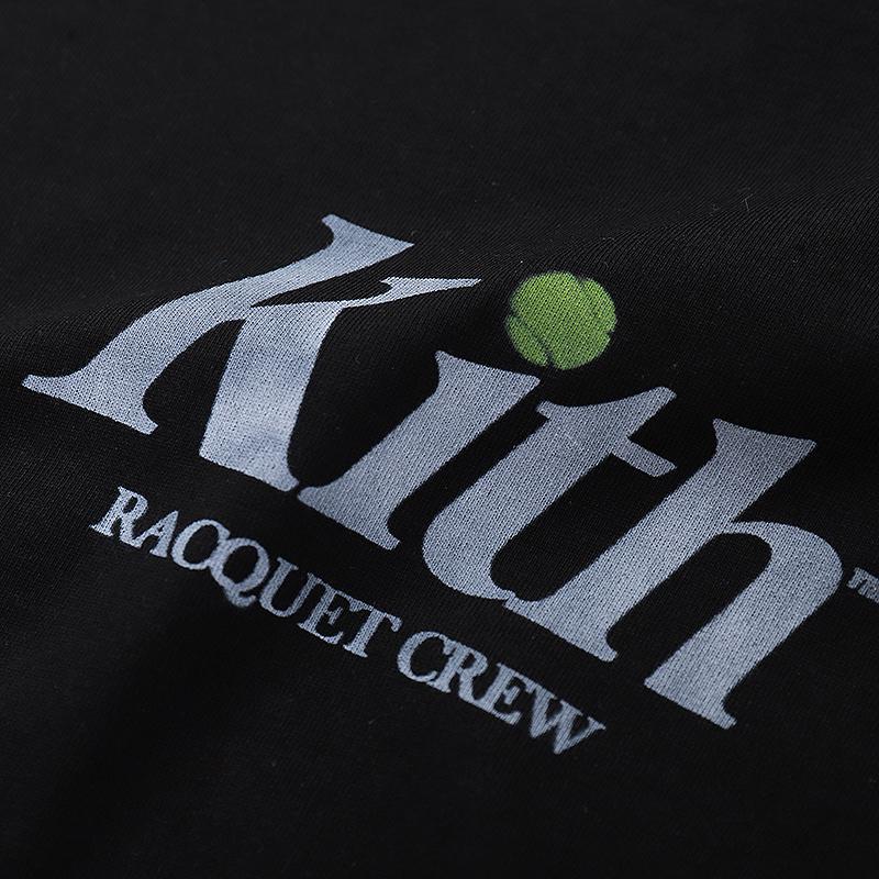 Футболка Kith Racquet Crew "Black" фото № 7