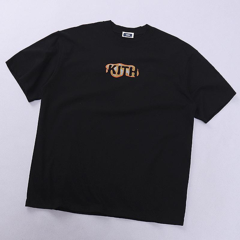 Футболка Kith Flame Logo "Black" фото № 2