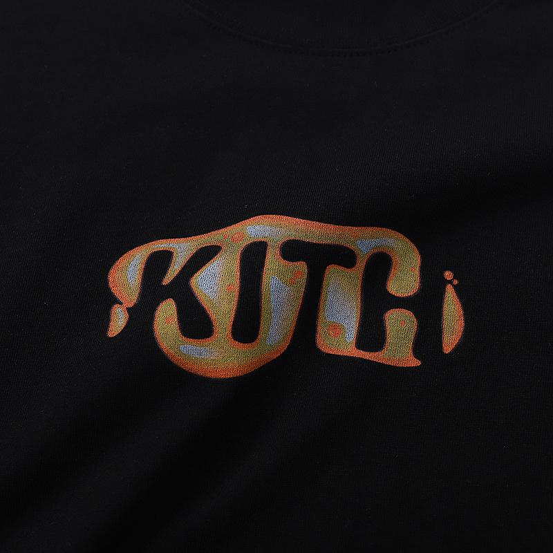 Футболка Kith Flame Logo "Black" фото № 5