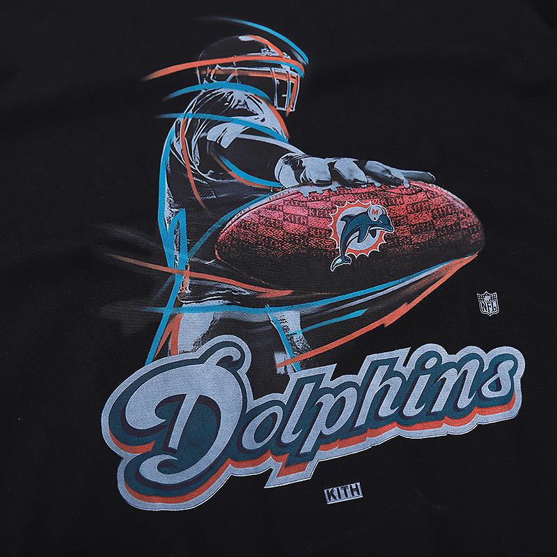 Футболка Kith Dolphins "Black" фото № 3
