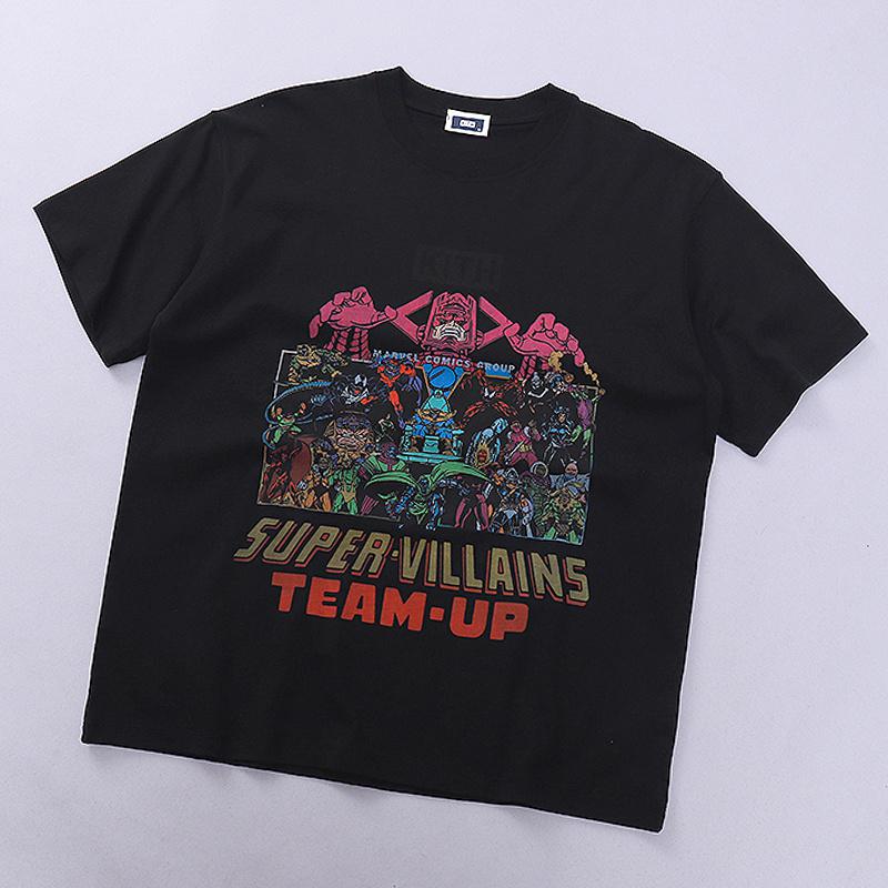 Футболка Kith Super Villains "Black" фото № 2