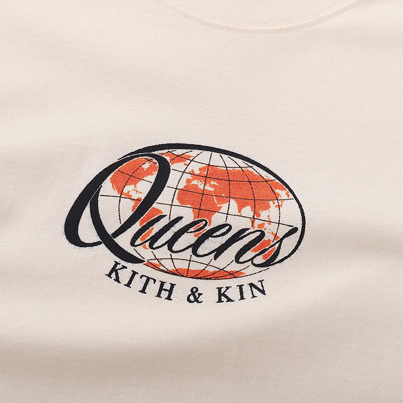 Футболка Kith Queens "Cream" фото № 6