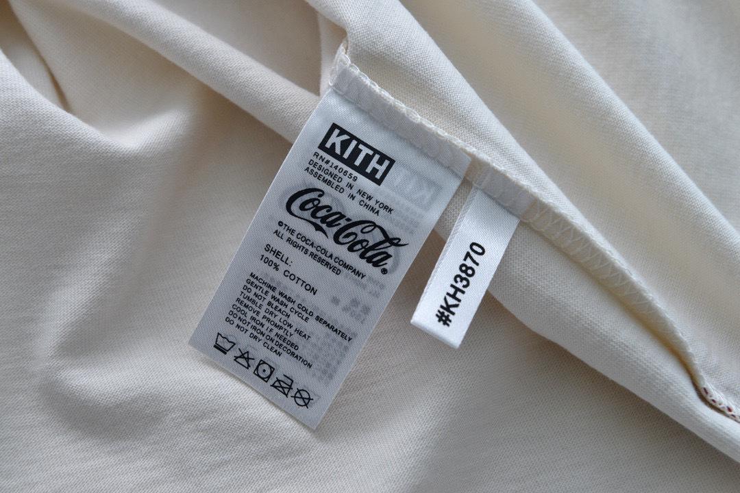 Футболка Kith Coke Great Show "White Milk" фото № 5