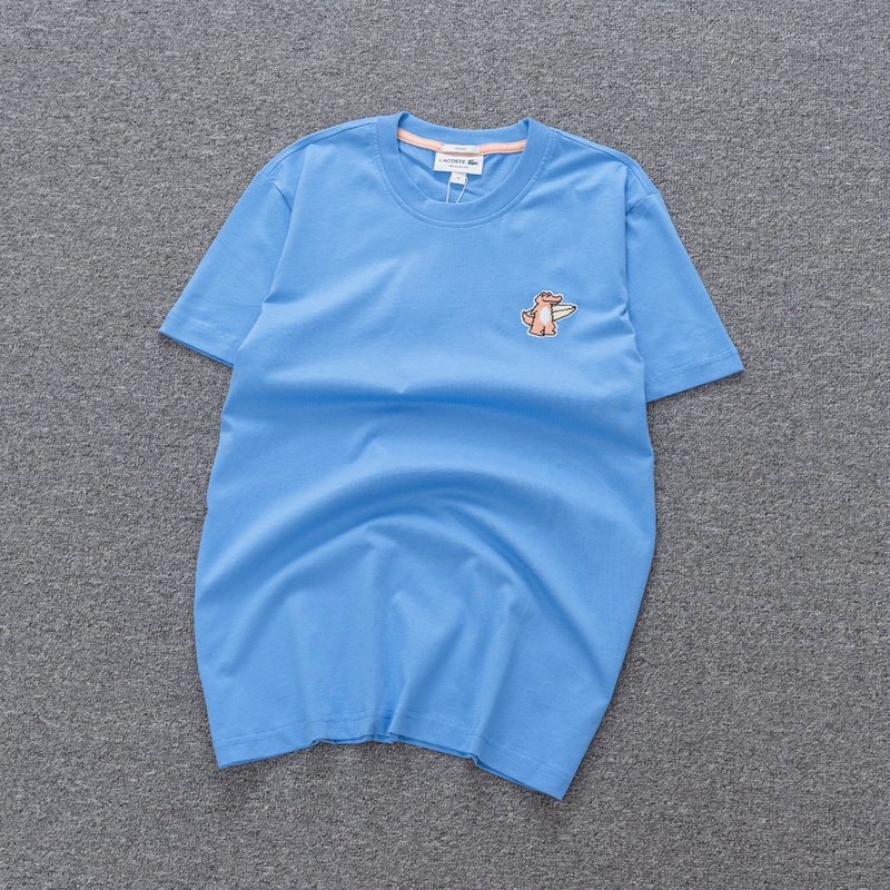 Футболка Lacoste With Cute Crocodile Logo "Blue" фото № 2