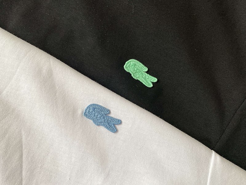 Футболка Lacoste With Small Logo - Cotton "Black" фото № 2