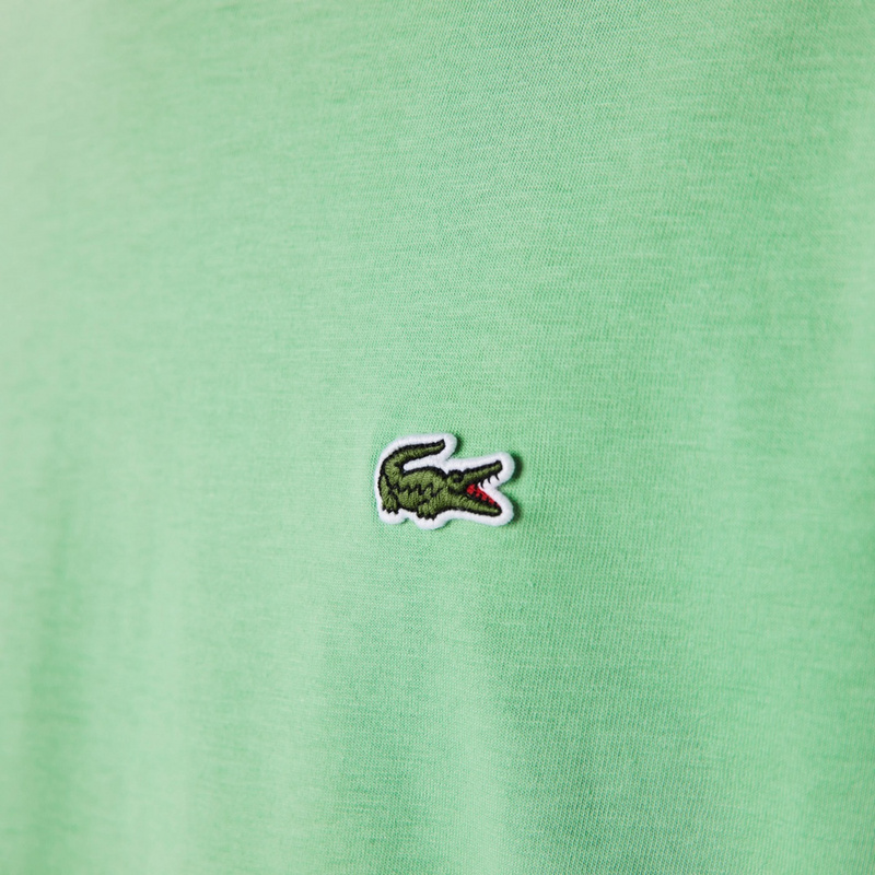 Футболка Lacoste Logos Pattern "Green" фото № 3