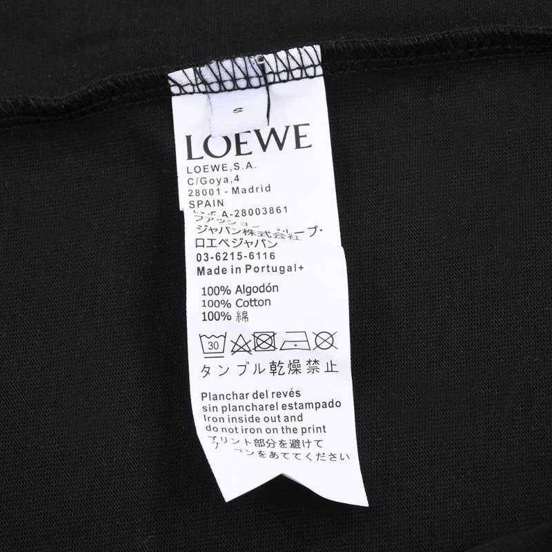 Футболка Loewe The Logo And The Old Dog "Black" фото № 8