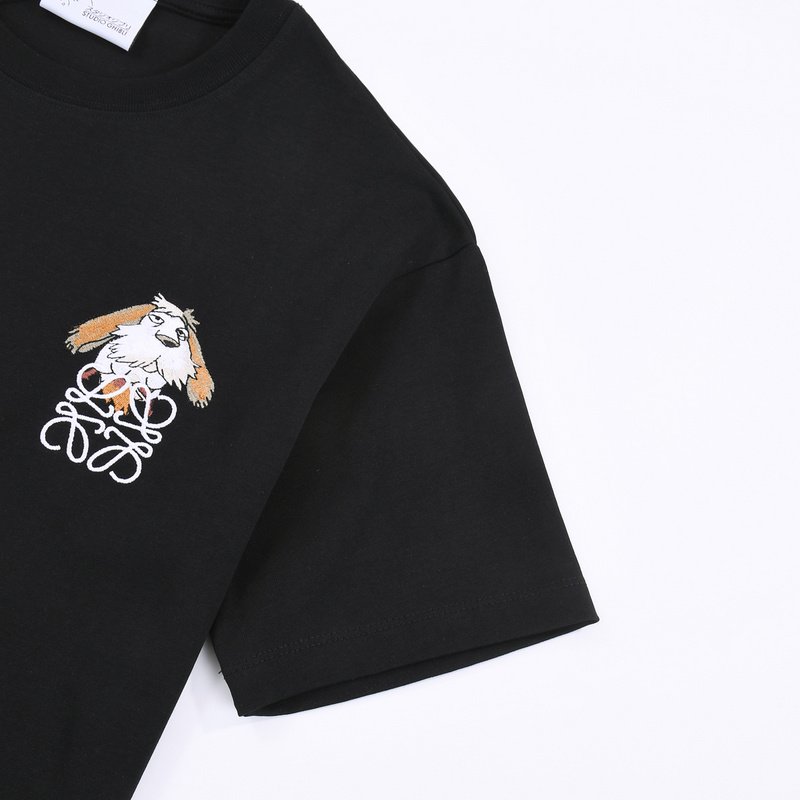 Футболка Loewe The Logo And The Old Dog "Black" фото № 7