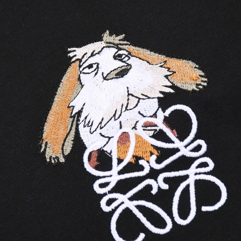 Футболка Loewe The Logo And The Old Dog "Black" фото № 6