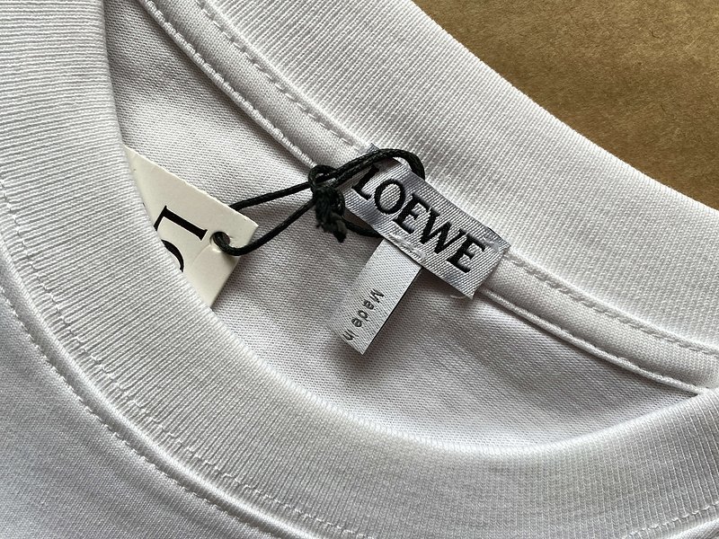 Футболка Loewe Colorful Logo "White" фото № 2